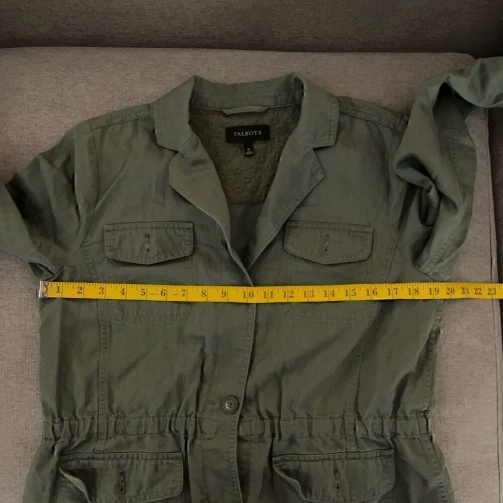 Talbots Green Utility Jacket - Picture 8 of 10